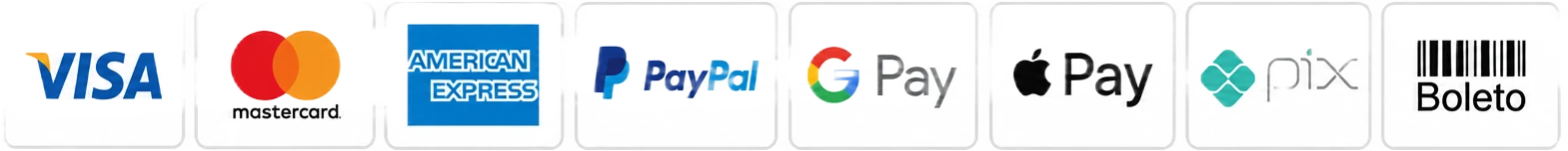 Métodos de pago aceptados